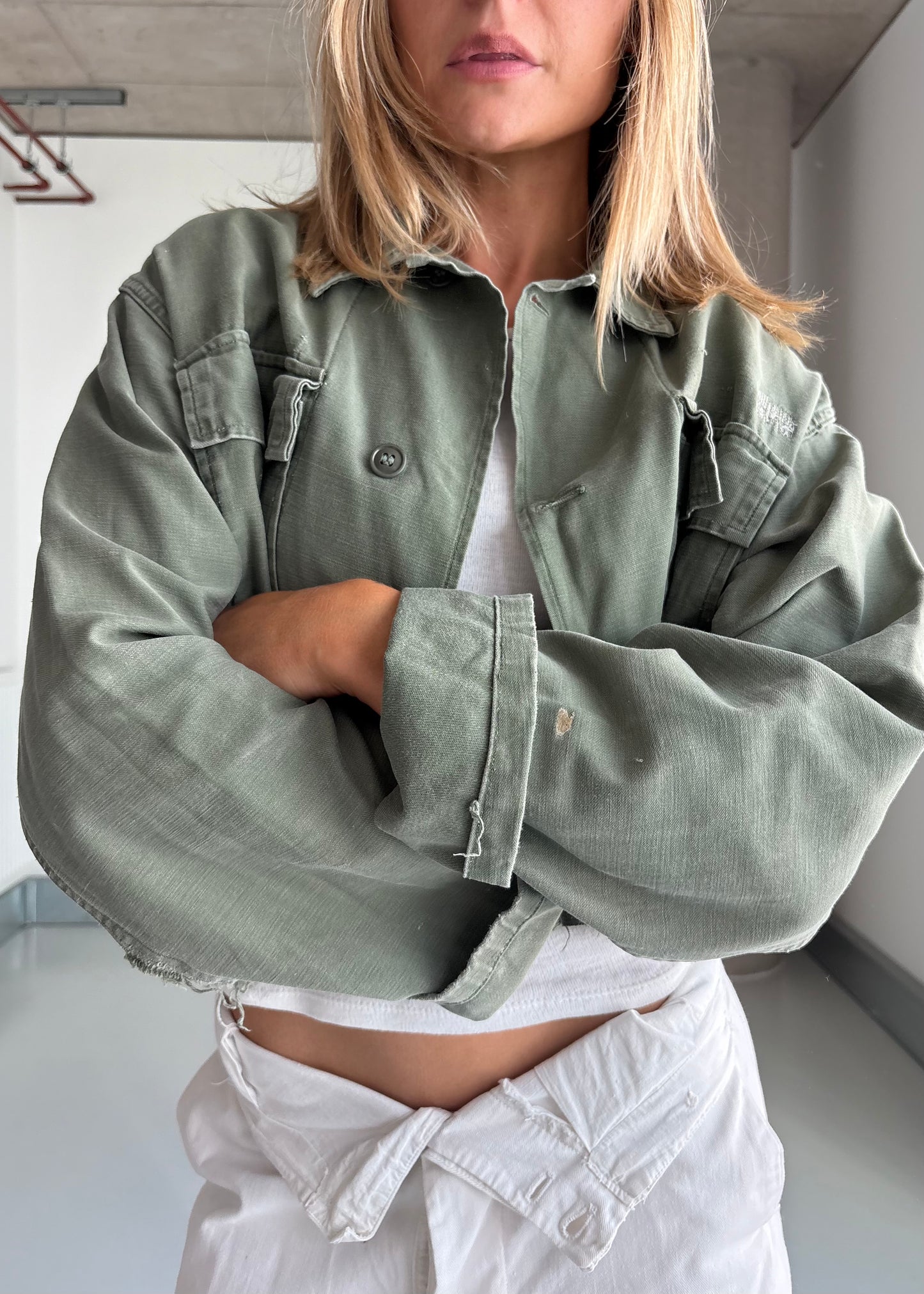 60S CROPPED US ARMY JACKET