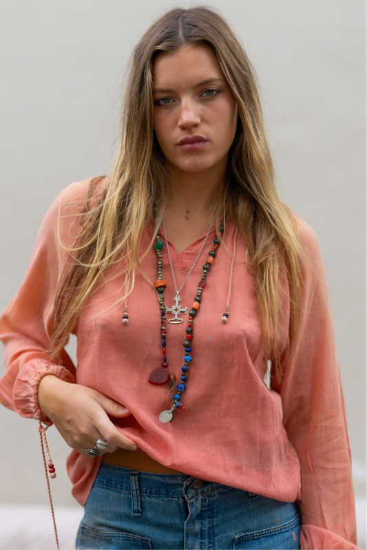 BEADED PRAYER NECKLACE