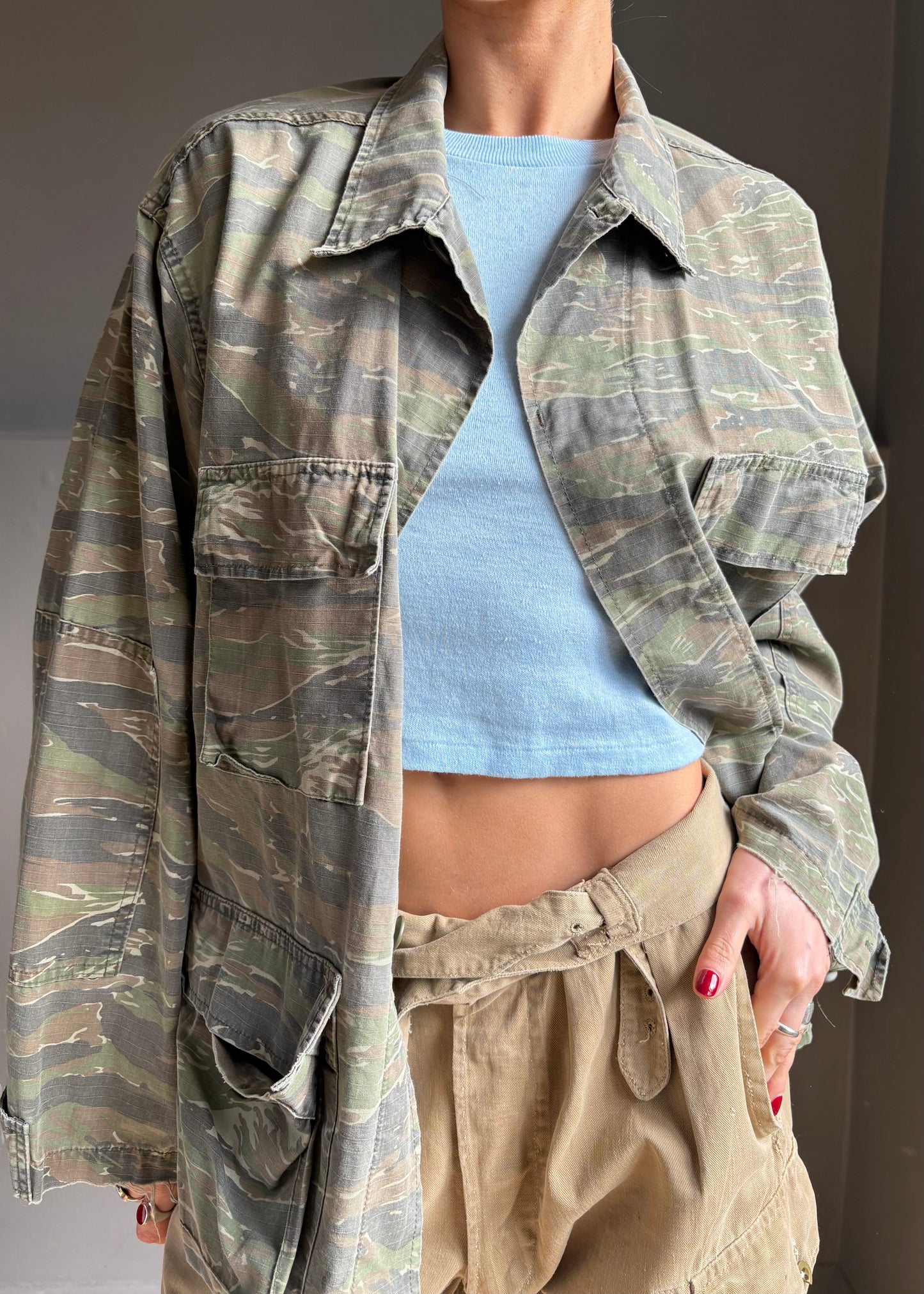 1980s camo shirt