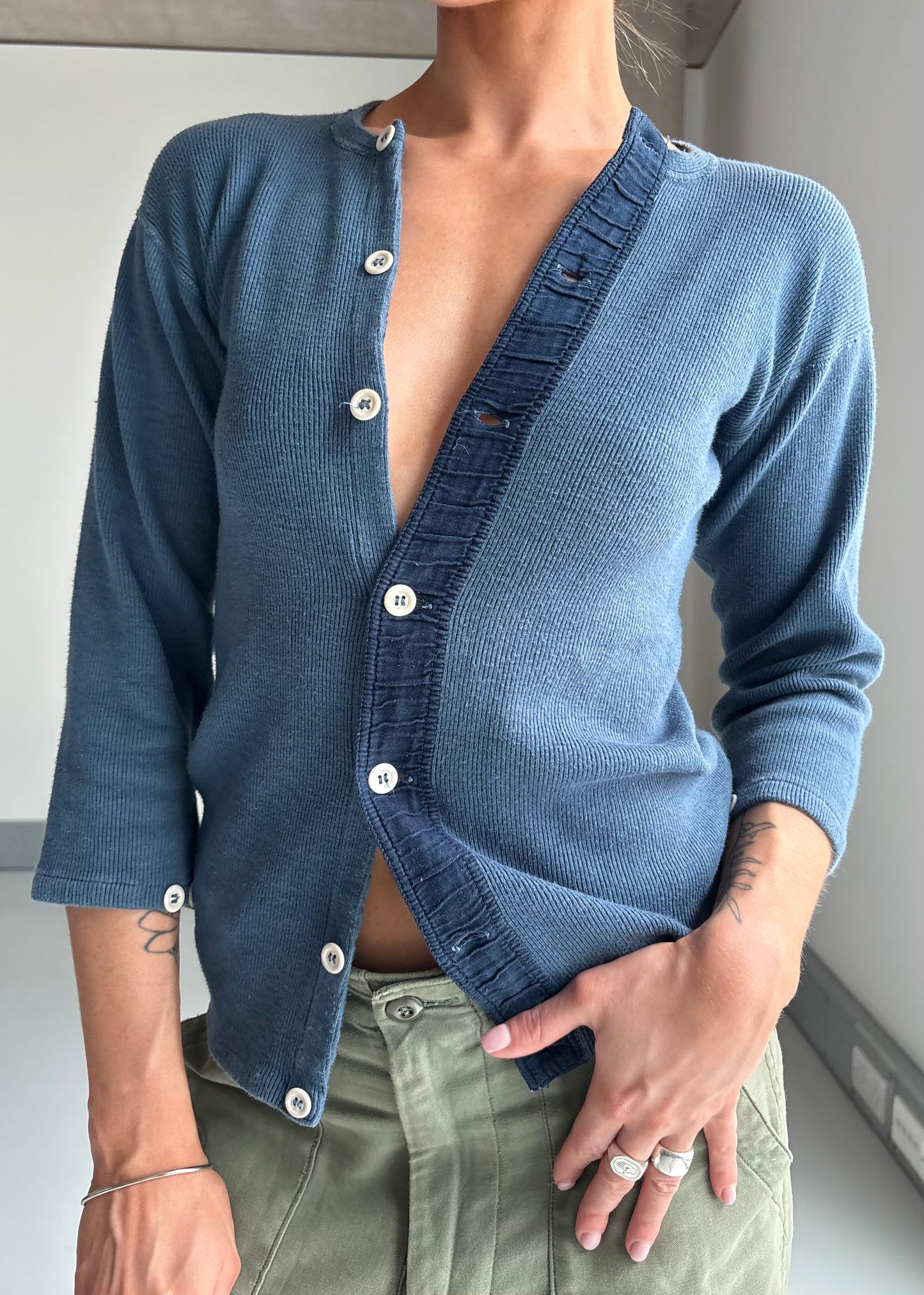 Rare marine Henley