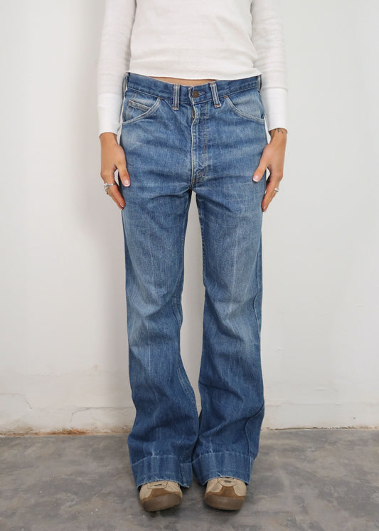 Early 70s big E orange tab Levis