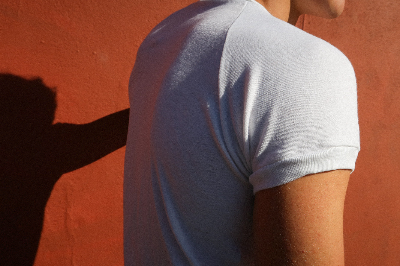 1960s cotton raglan tee
