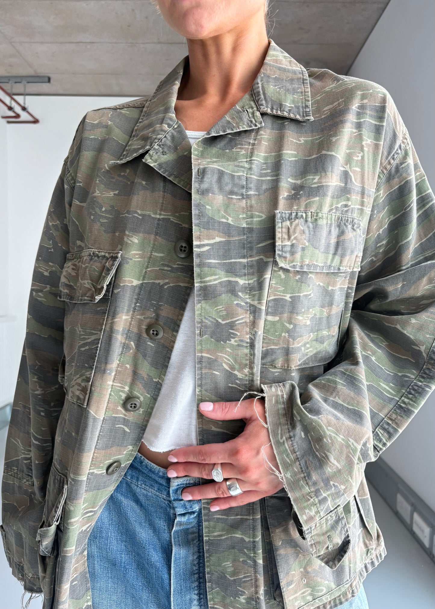 1980s camo shirt