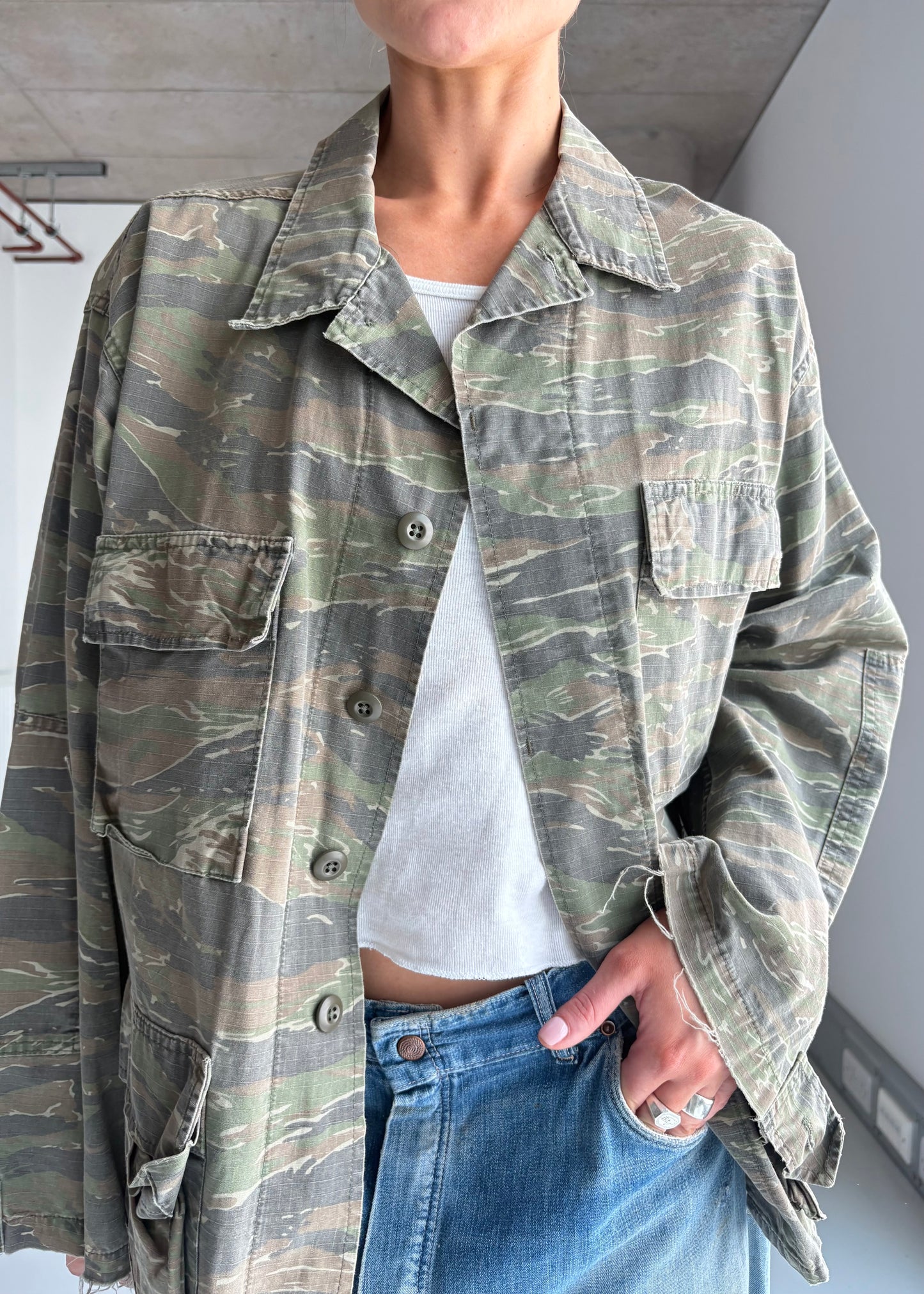 1980s camo shirt