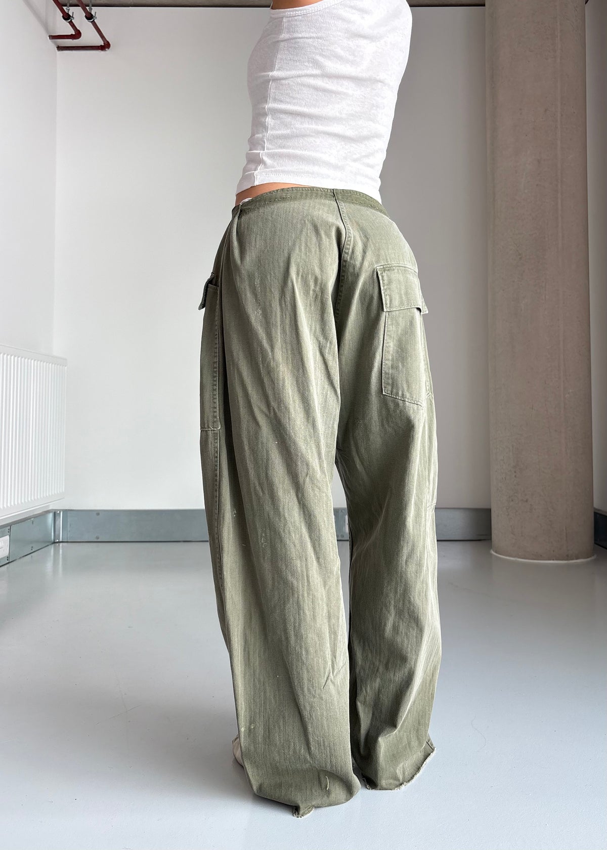 1940S HERRINGBONE PANTS