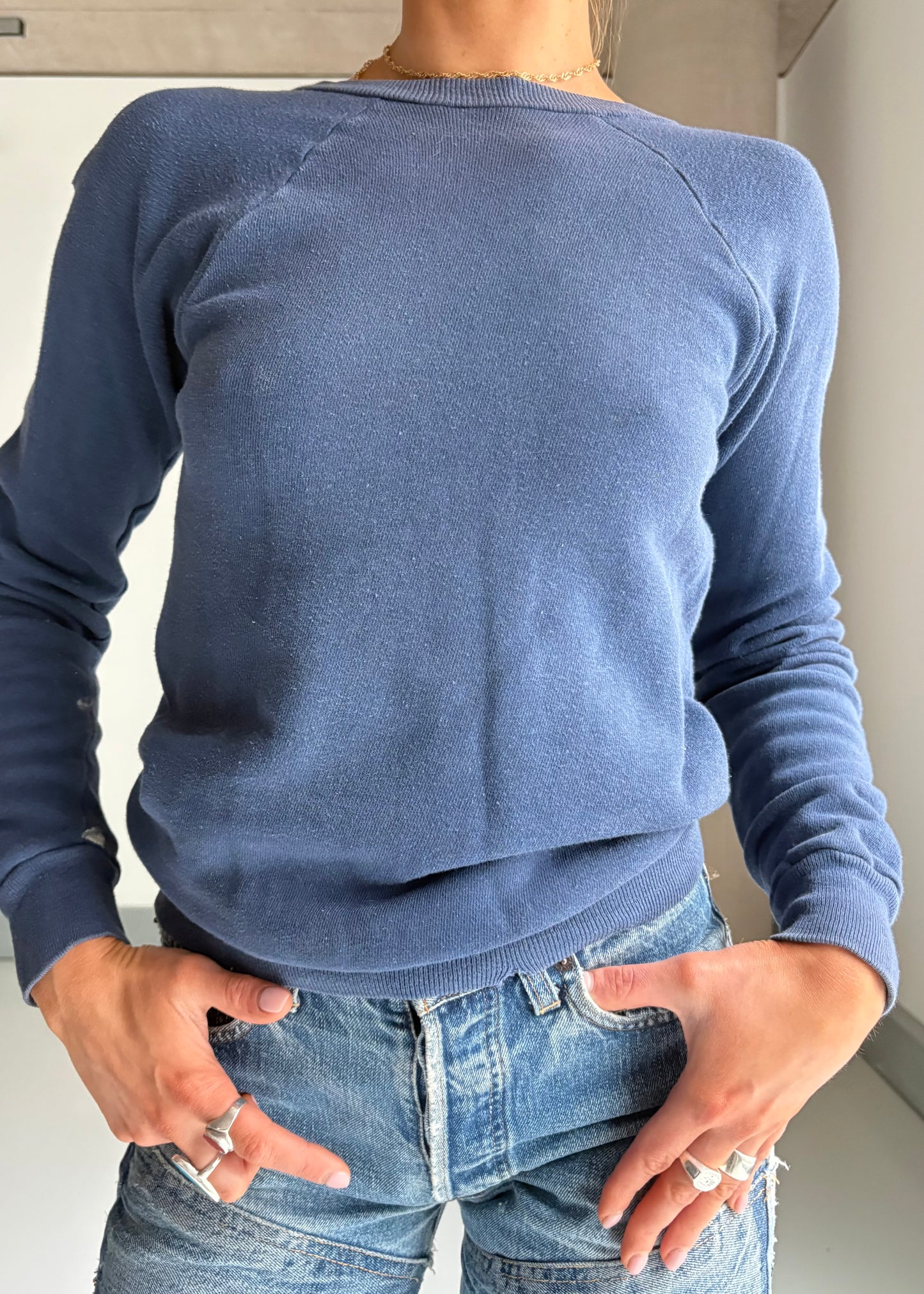 Navy 60s sweat