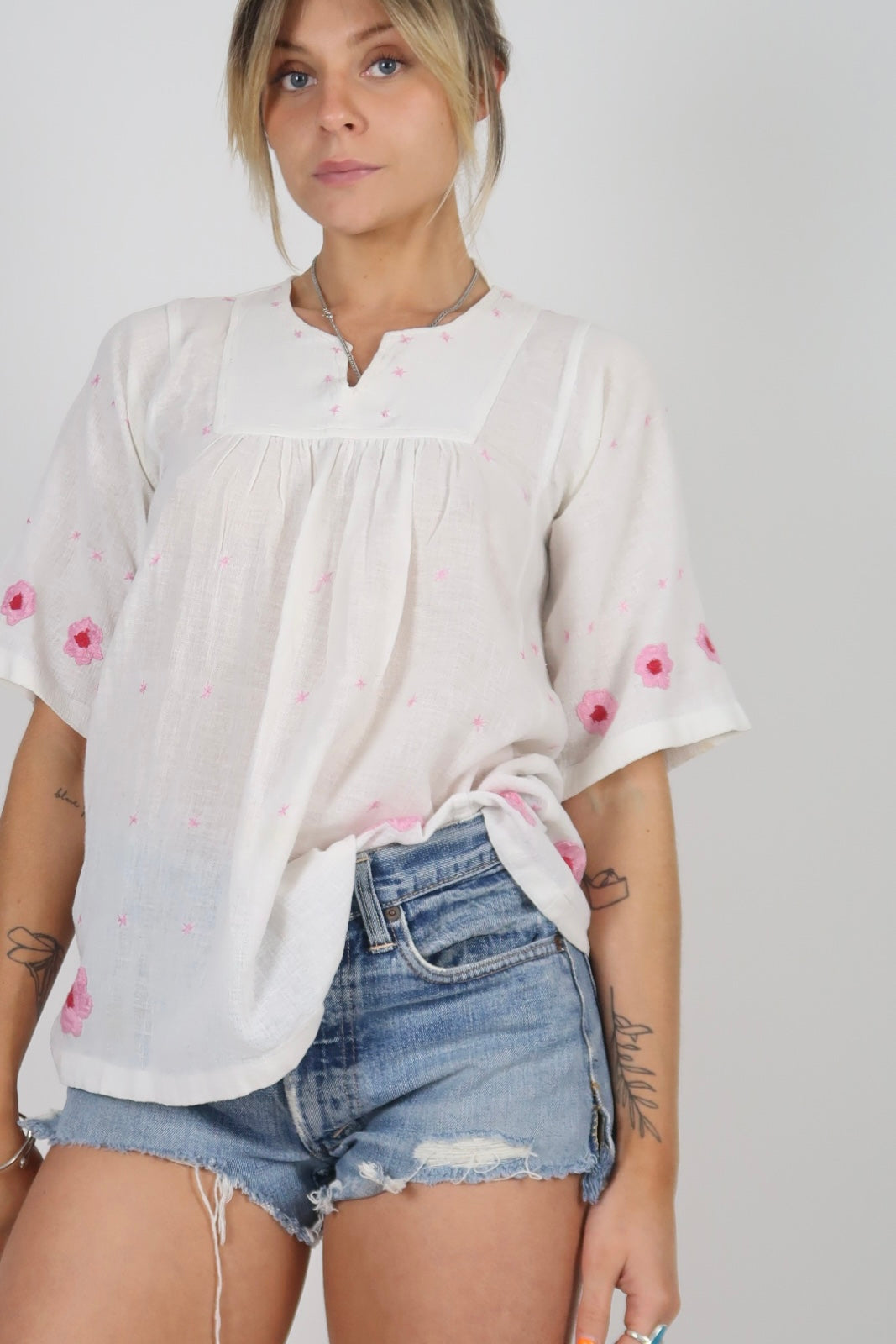 1970s Cheesecloth top