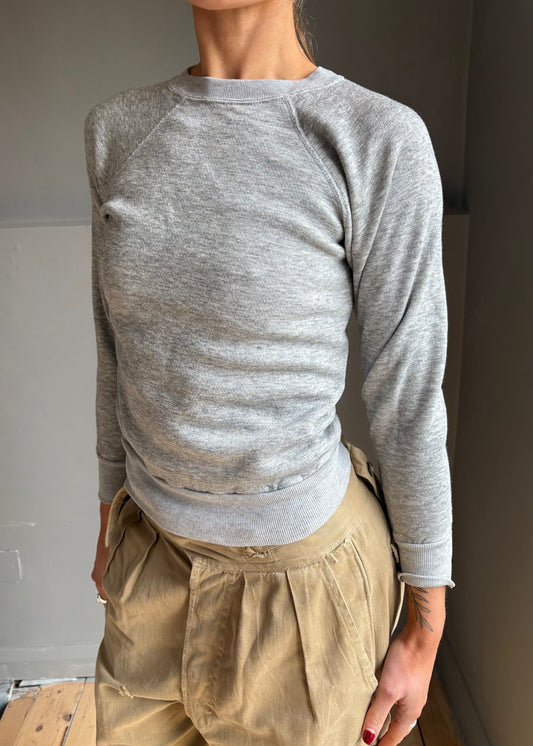 1970s grey sweatshirt