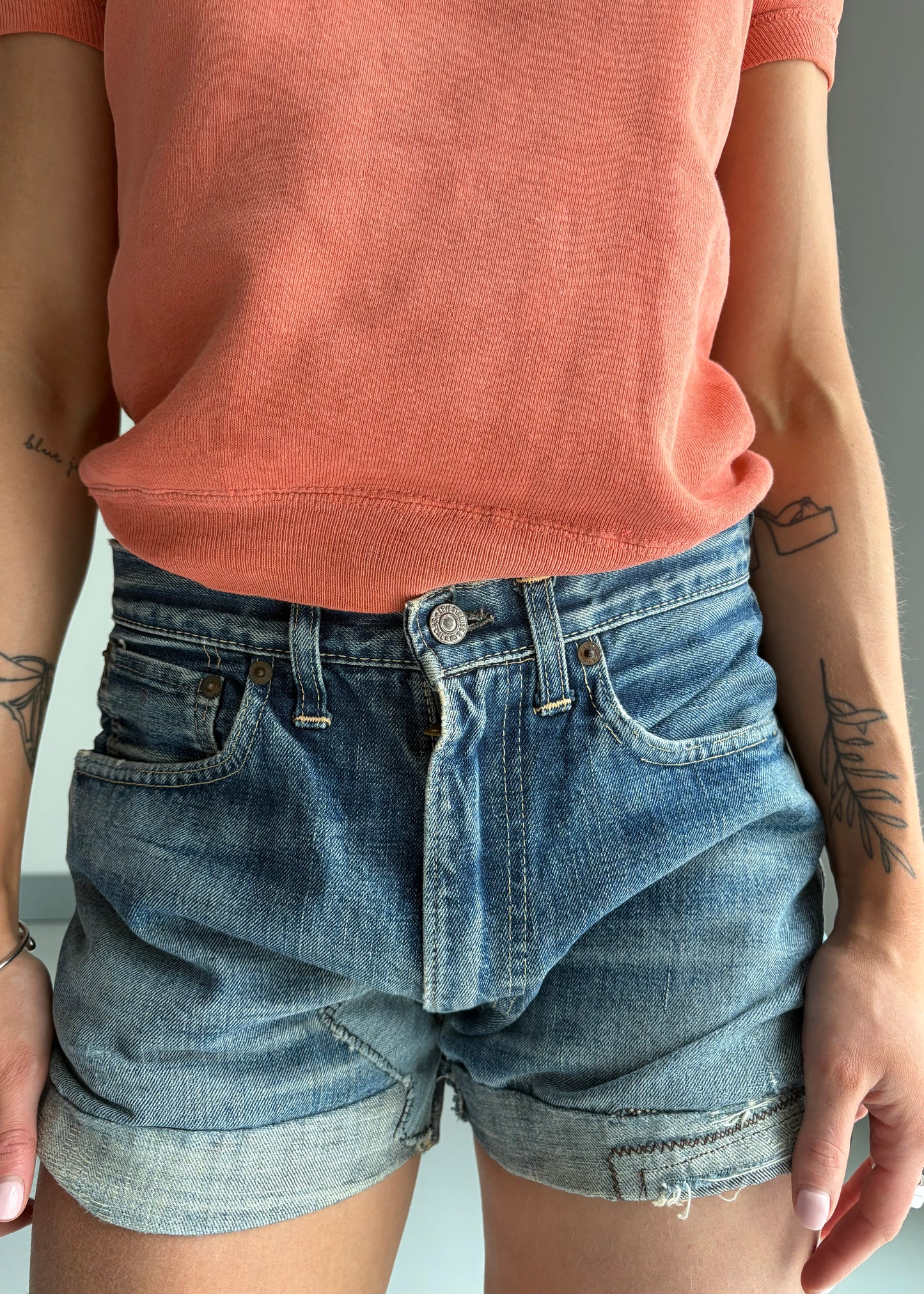 Levi’s custom cut offs