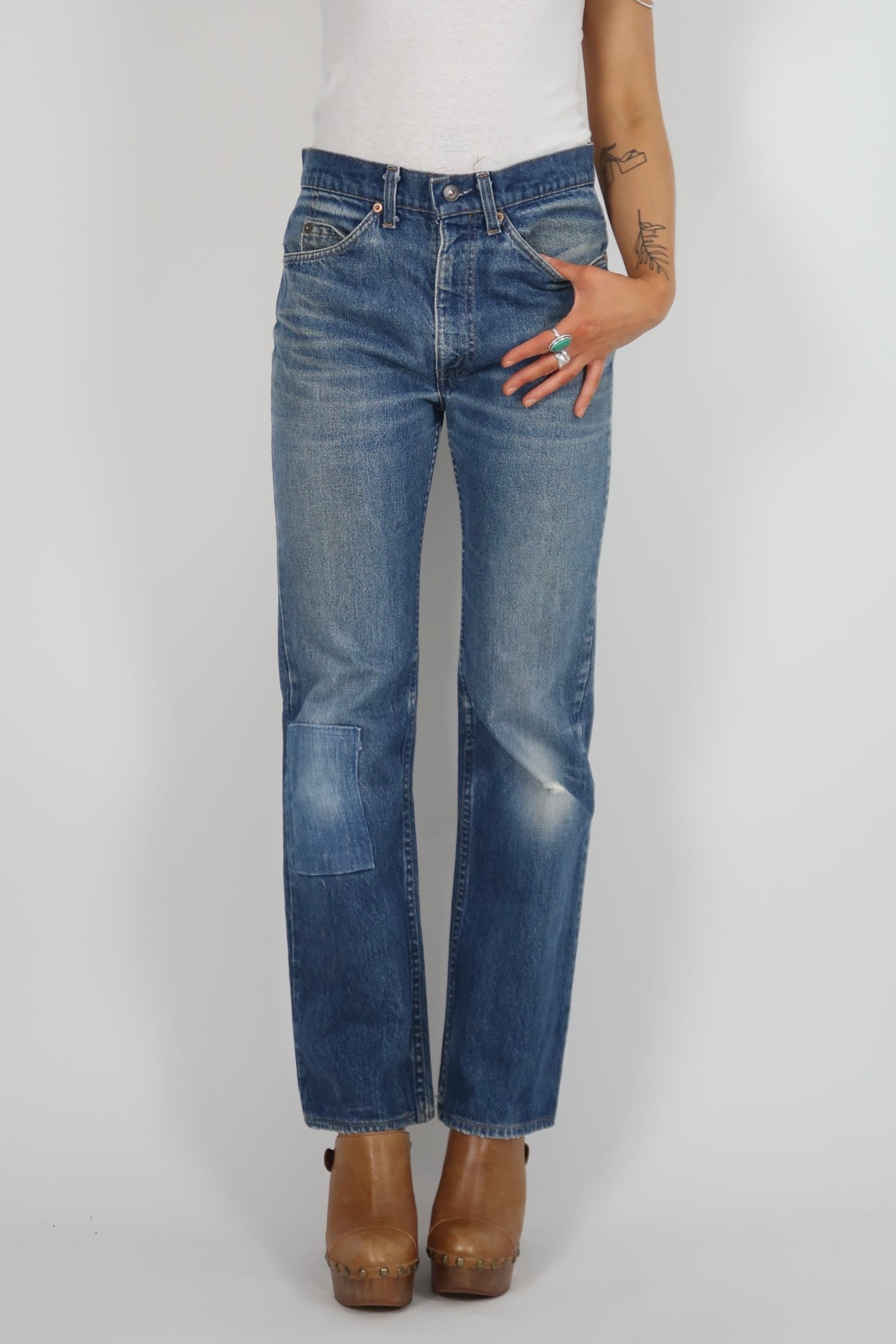 Levi’s orange tab jeans