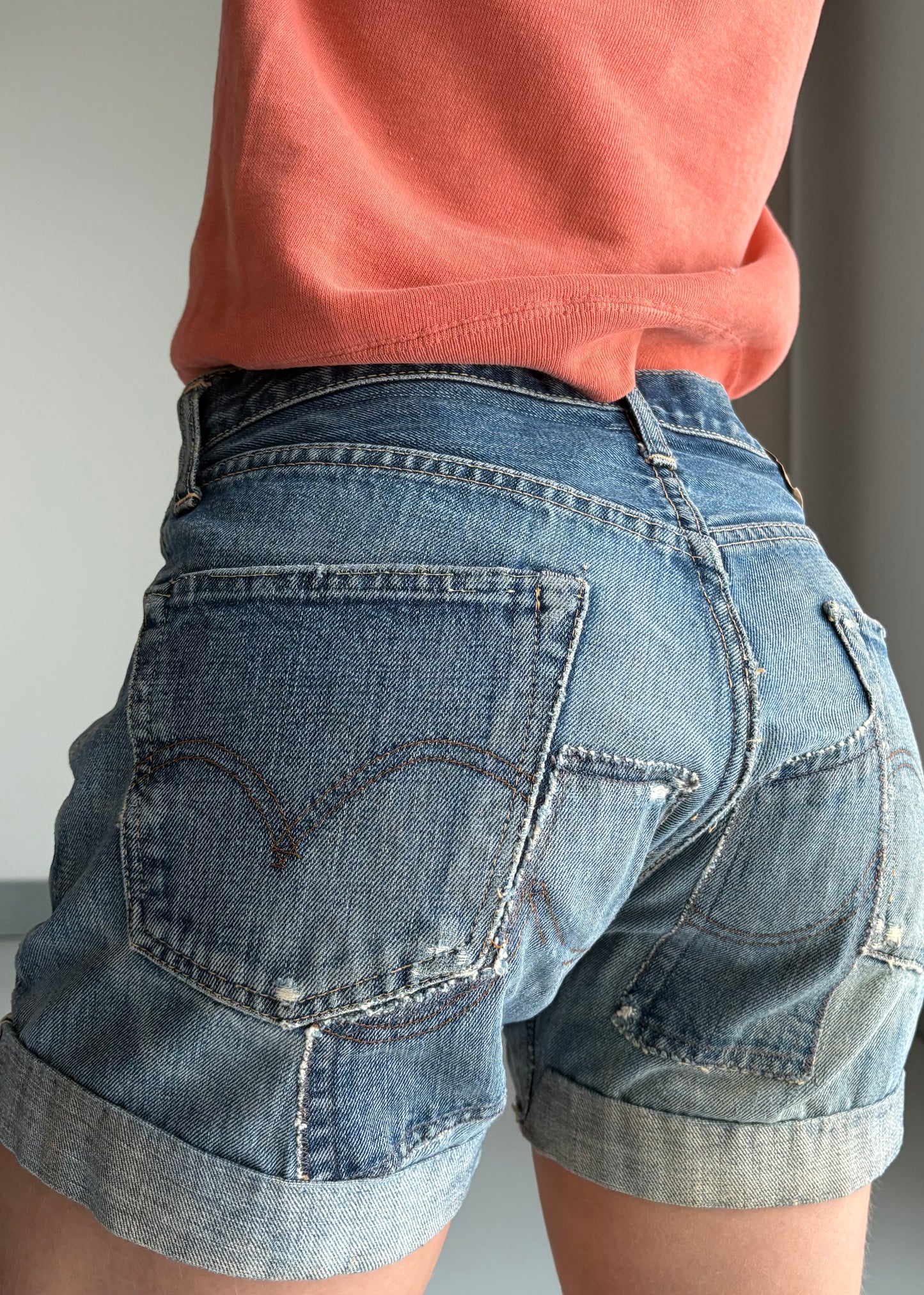 Levi’s custom cut offs