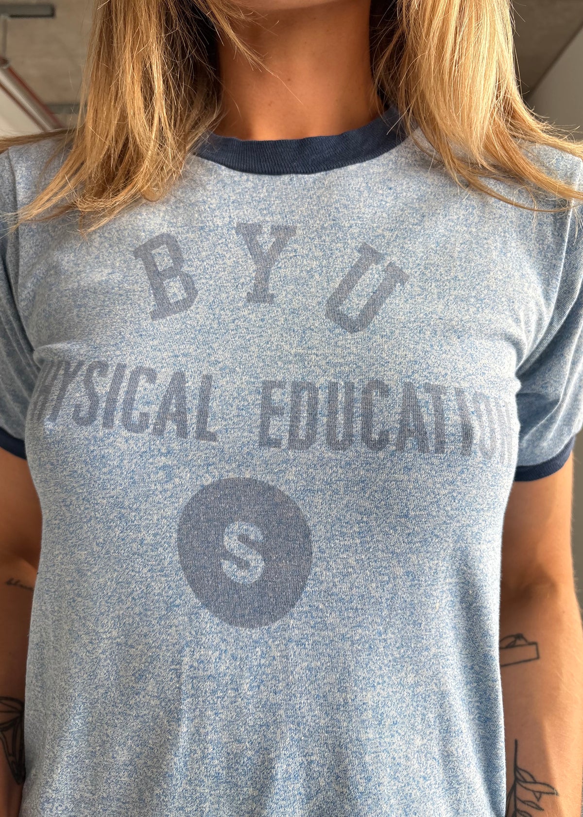 80S RINGER TEE BYU