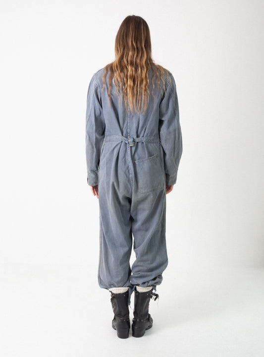 LATE 1940S/ 50S ROYAL NAVY OVERALL GREY