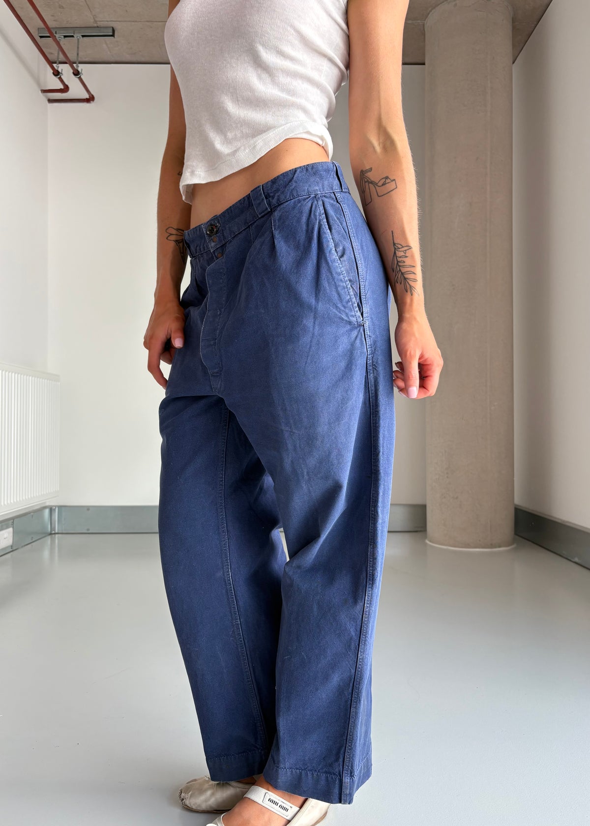 50s french work pants