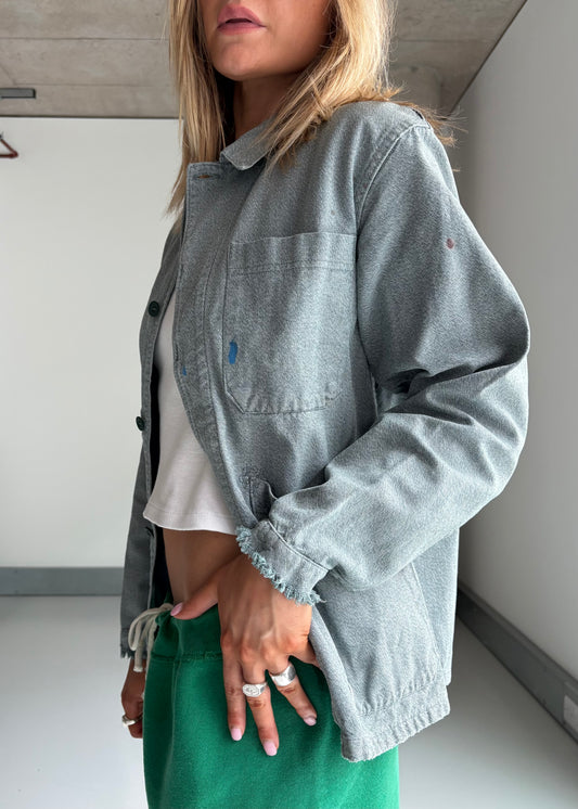 Swedish army jacket paint