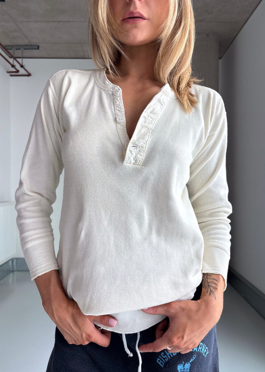 60s ribbed Henley