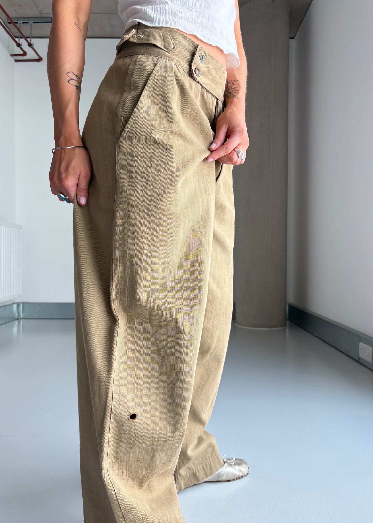 1940s Indian British army pants