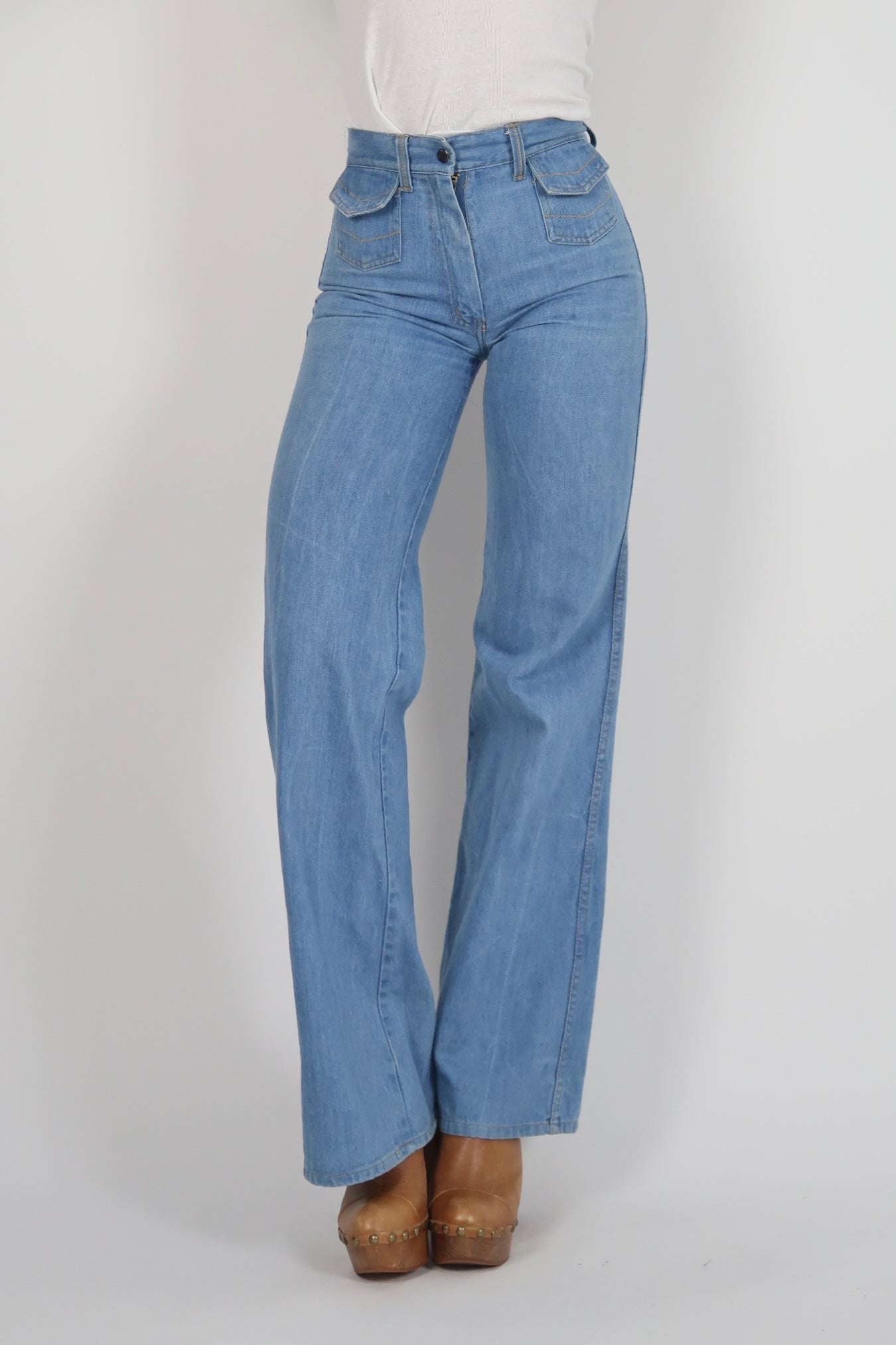 1970s front pocket jeans