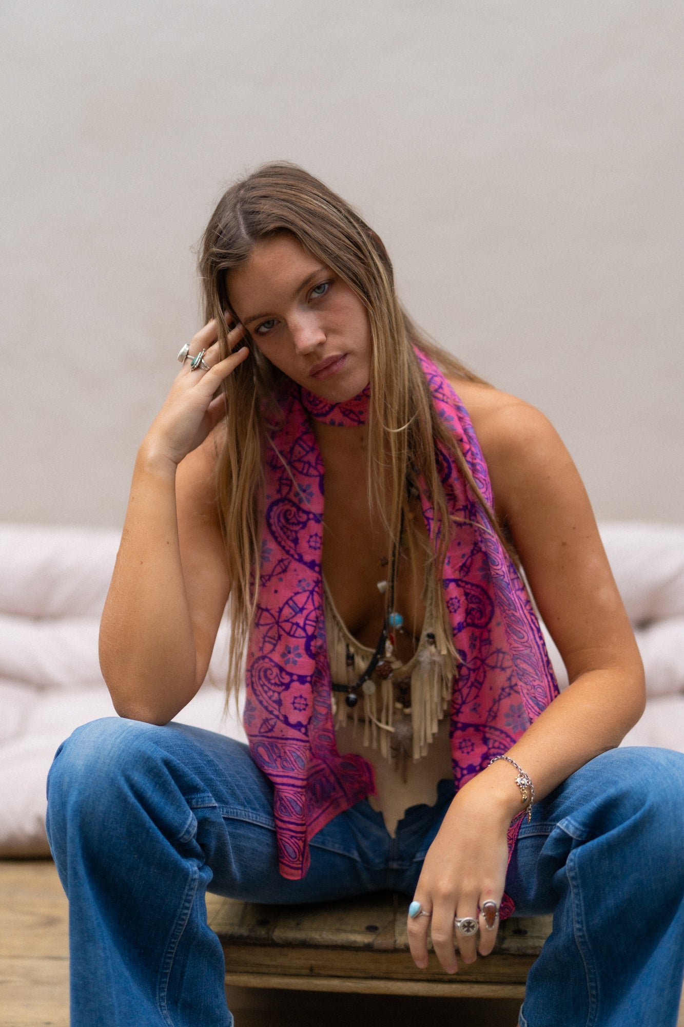 INDIAN SILK SCARF