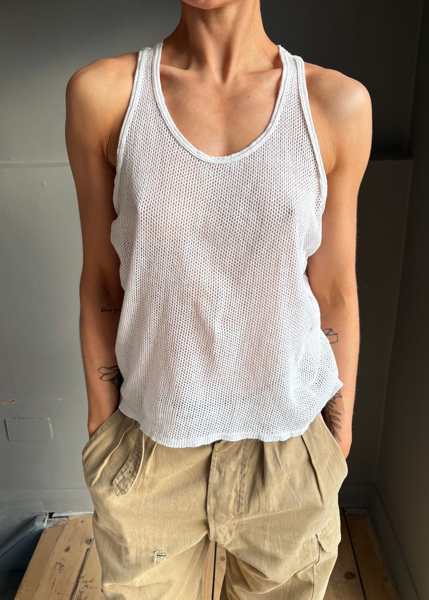 1950s mesh style vest