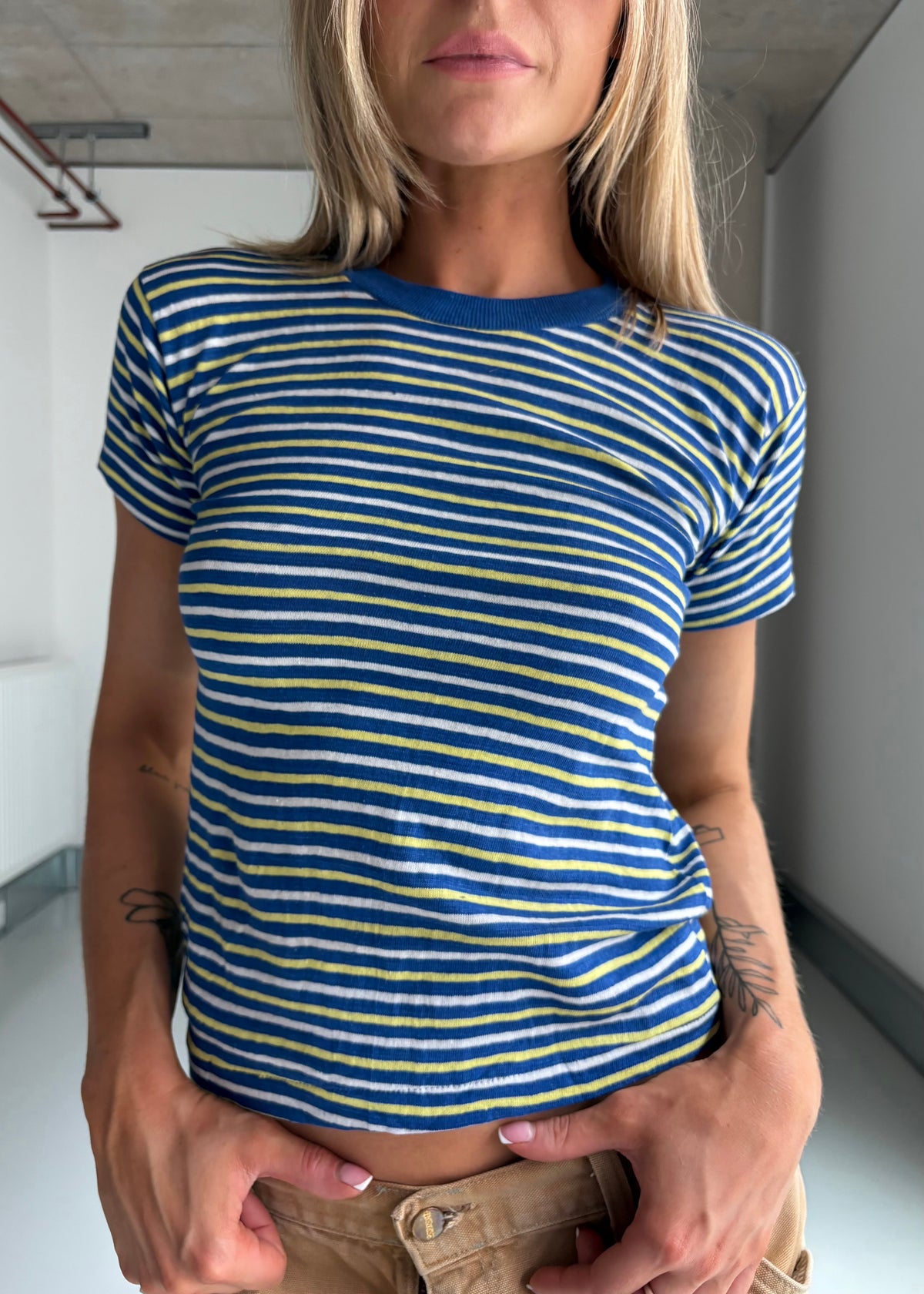 50s stripe tshirt