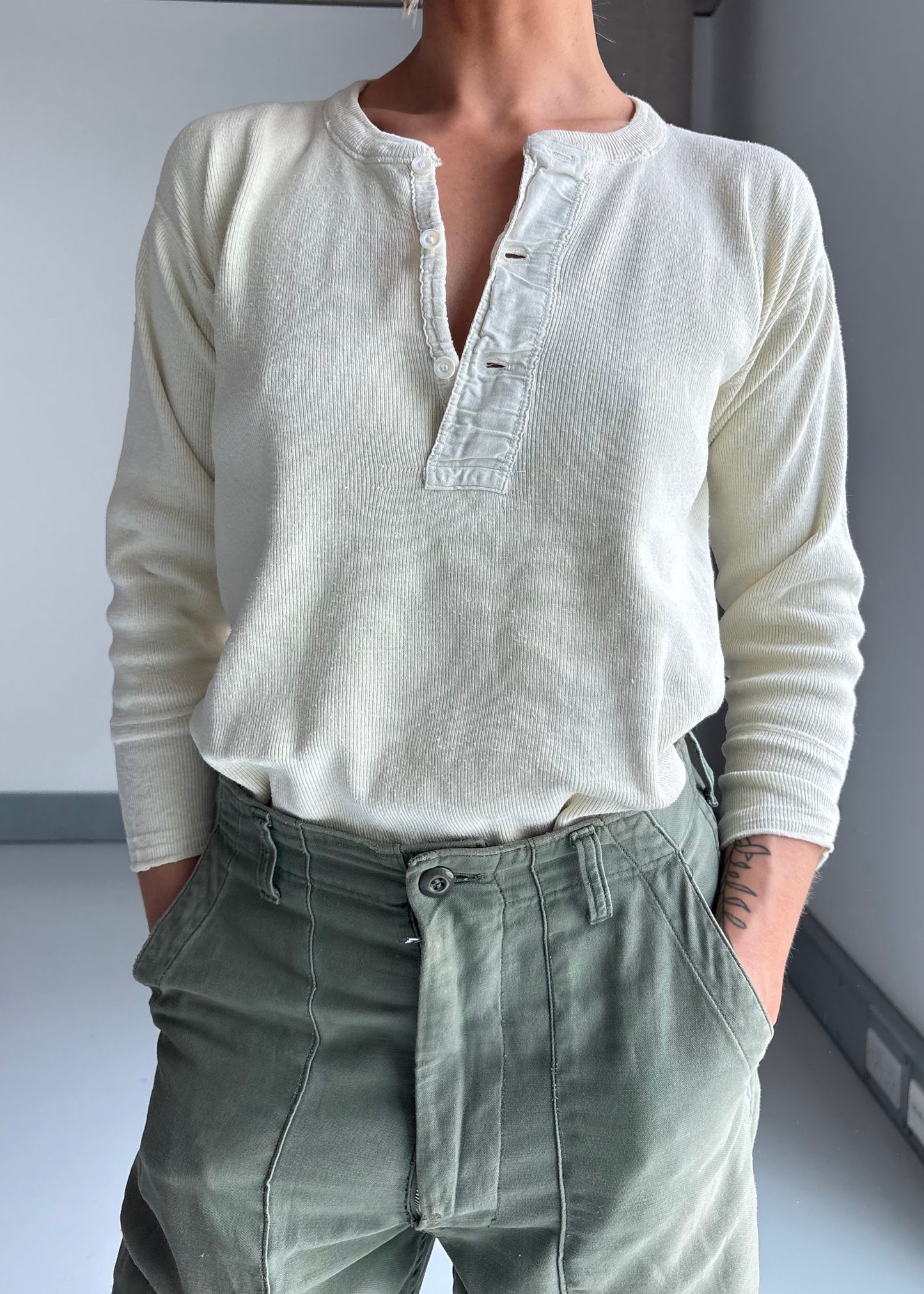 1940s Hanes Henley