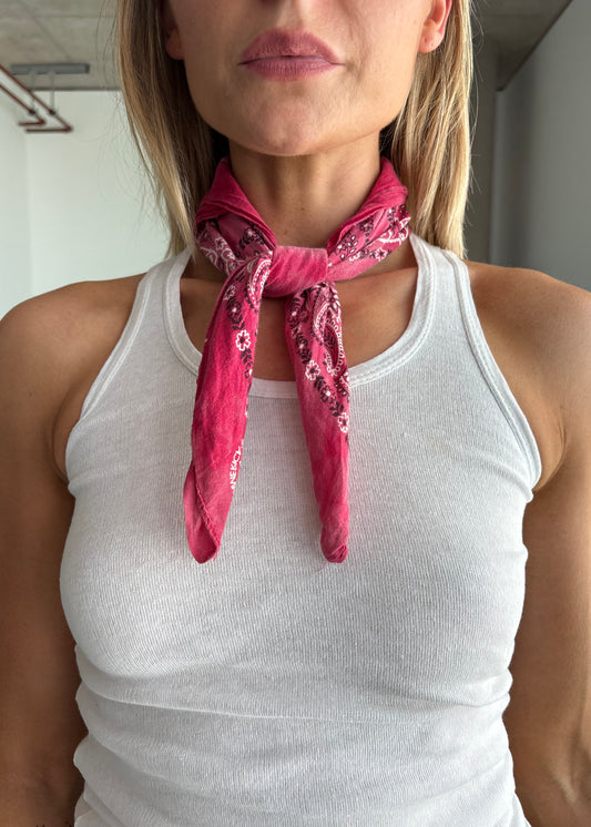 70S FADED COTTON BANDANA