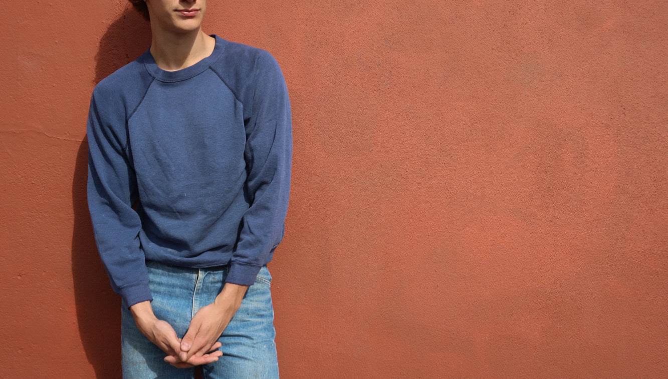 FADED BLUE 60S SWEAT