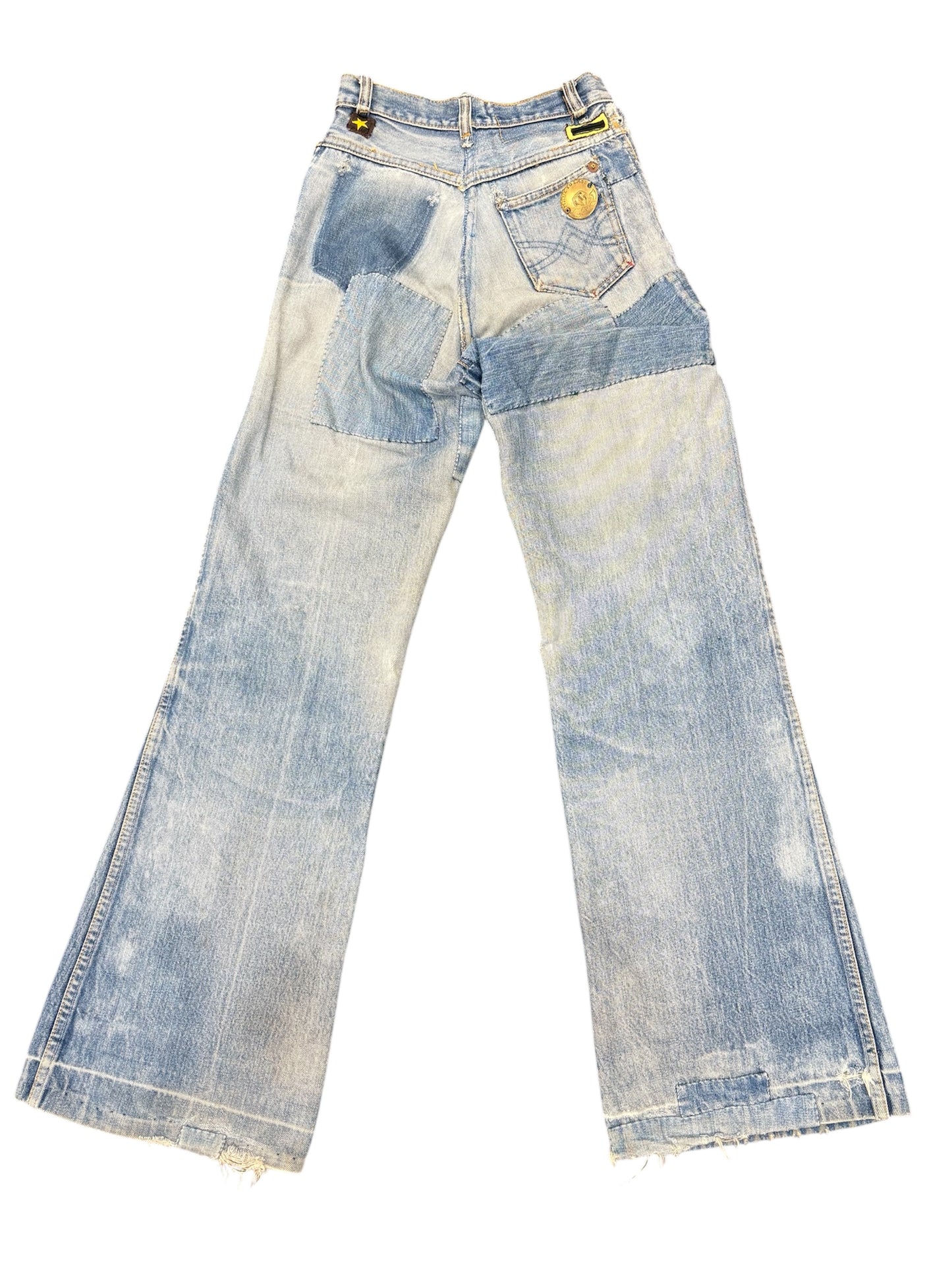 SNOOPY for president 60s patchwork jeans