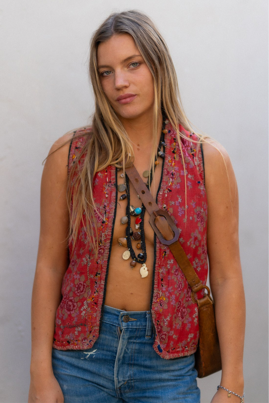 HIPPIE AFHGAN WAISTCOAT