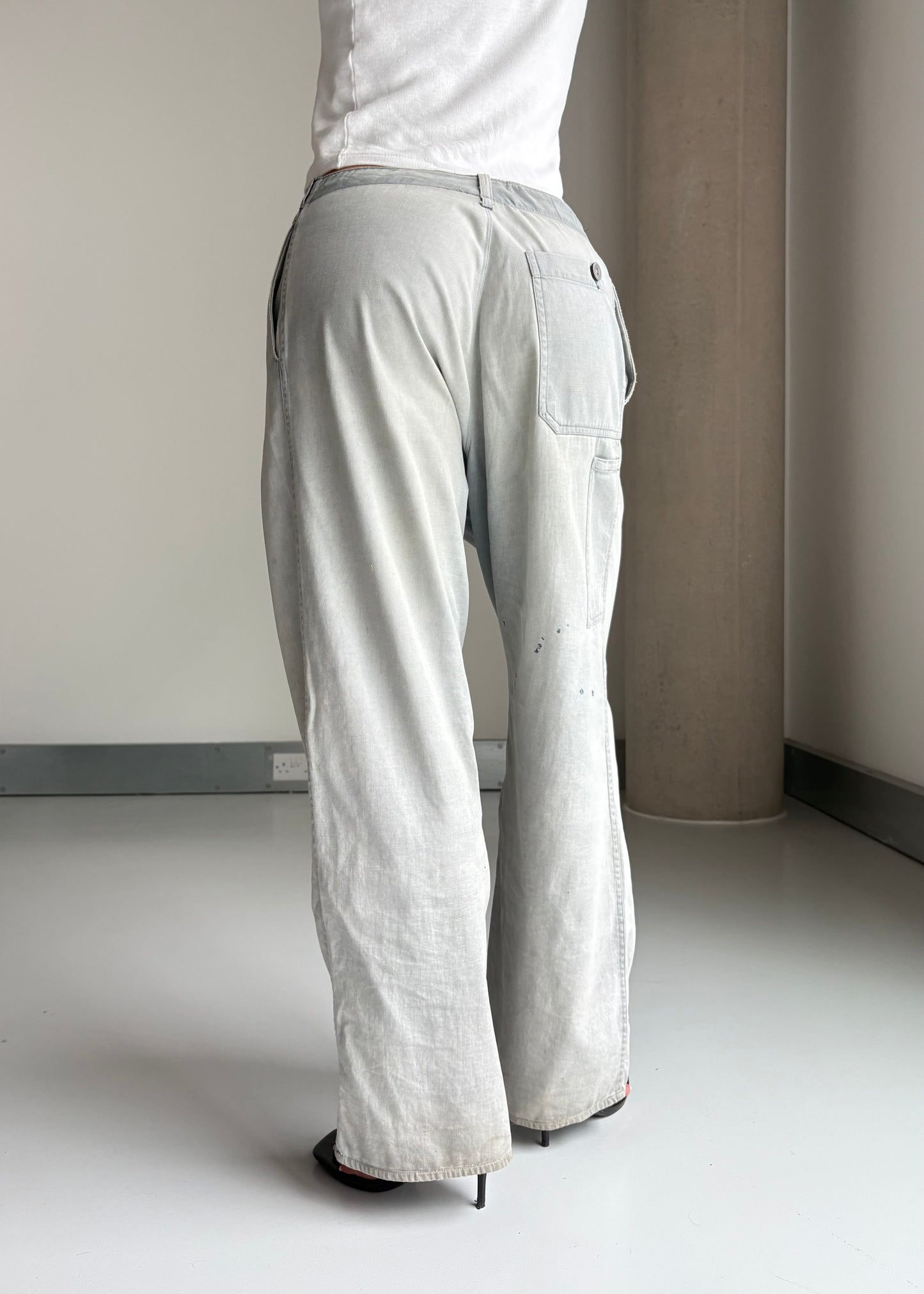 Sunfaded work pants