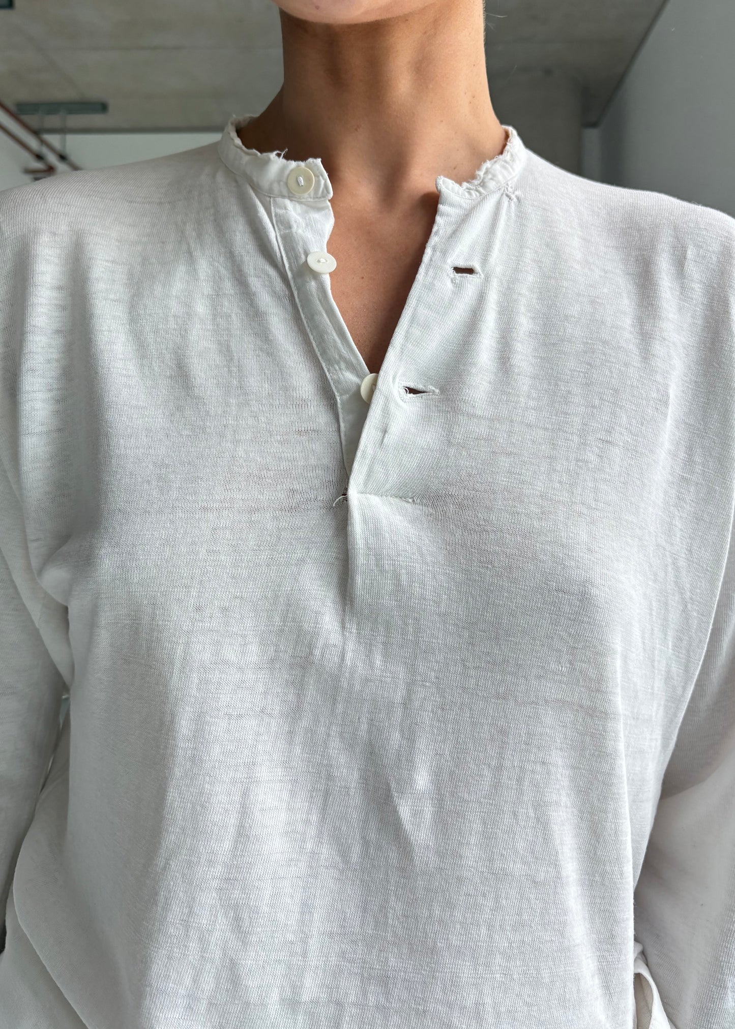 Soft cotton Henley