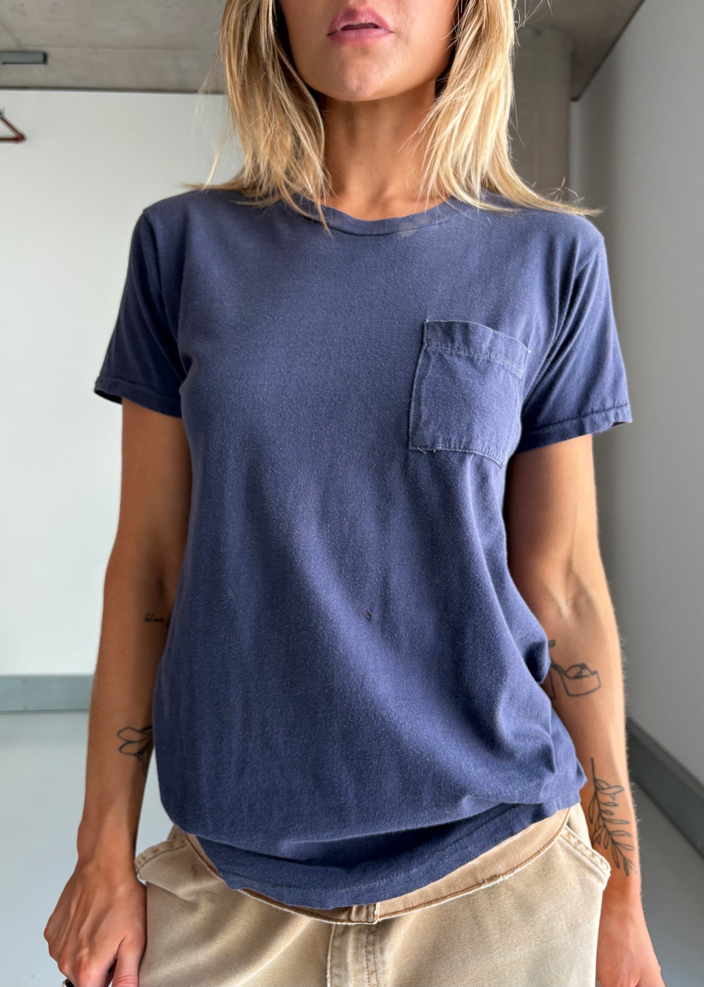 70S SELVEDGE POCKET TEE