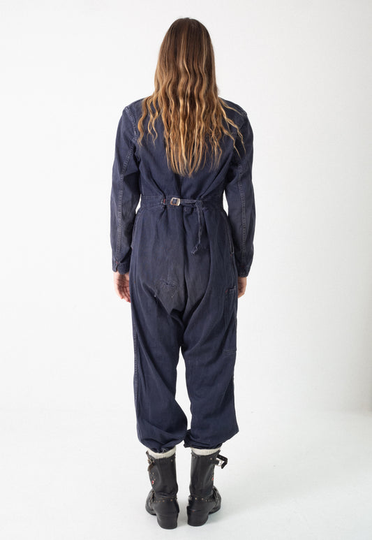 LATE 1940S OVERALL BLUE