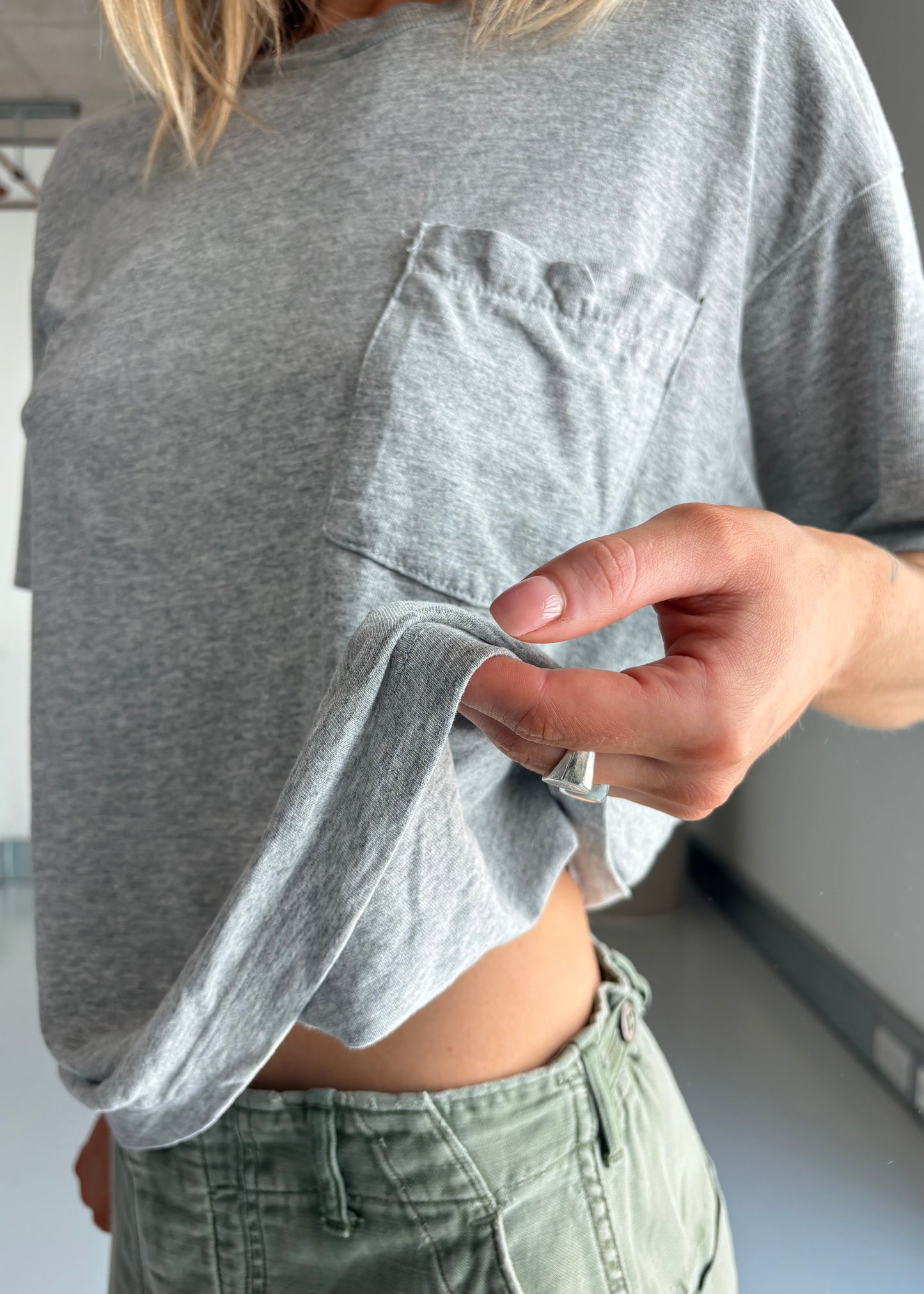 PERFECT GREY TEE