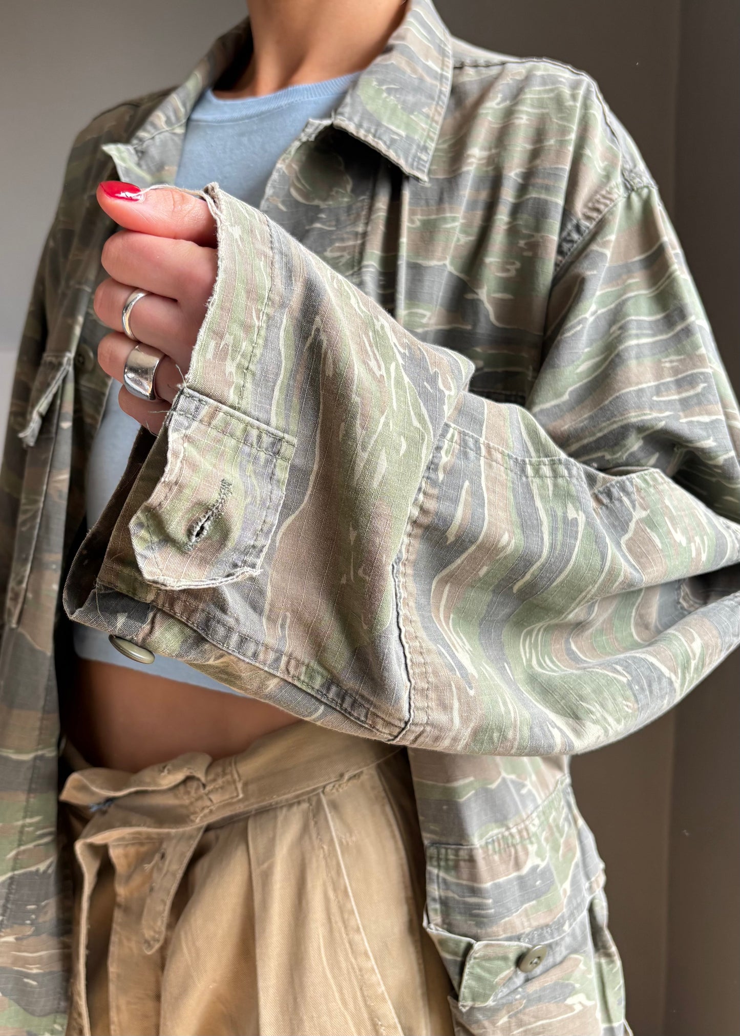 1980s camo shirt