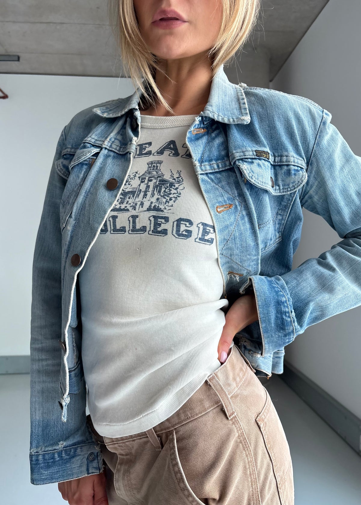 70s Wrangler denim jacket