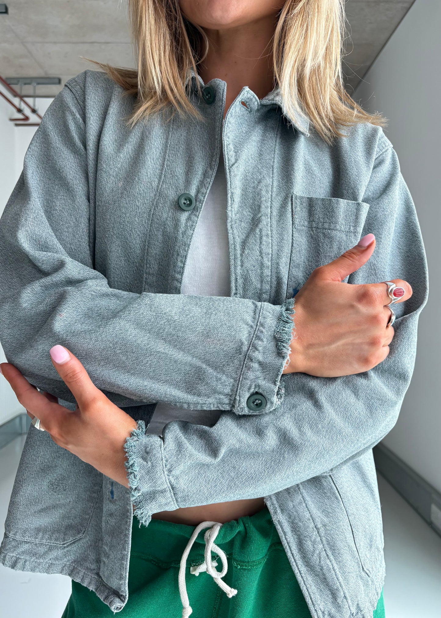 Swedish army jacket paint