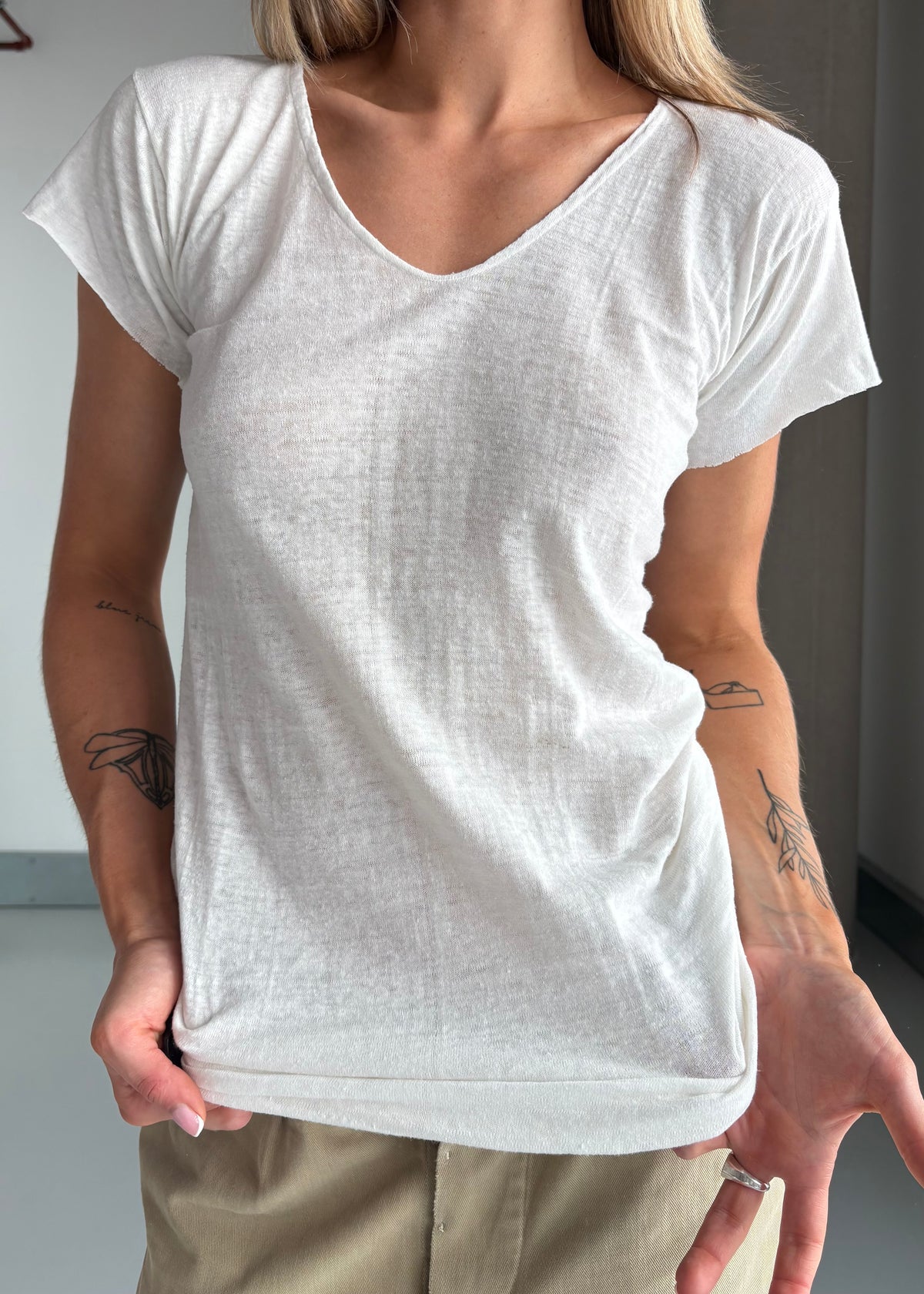 1940s slub Tshirt