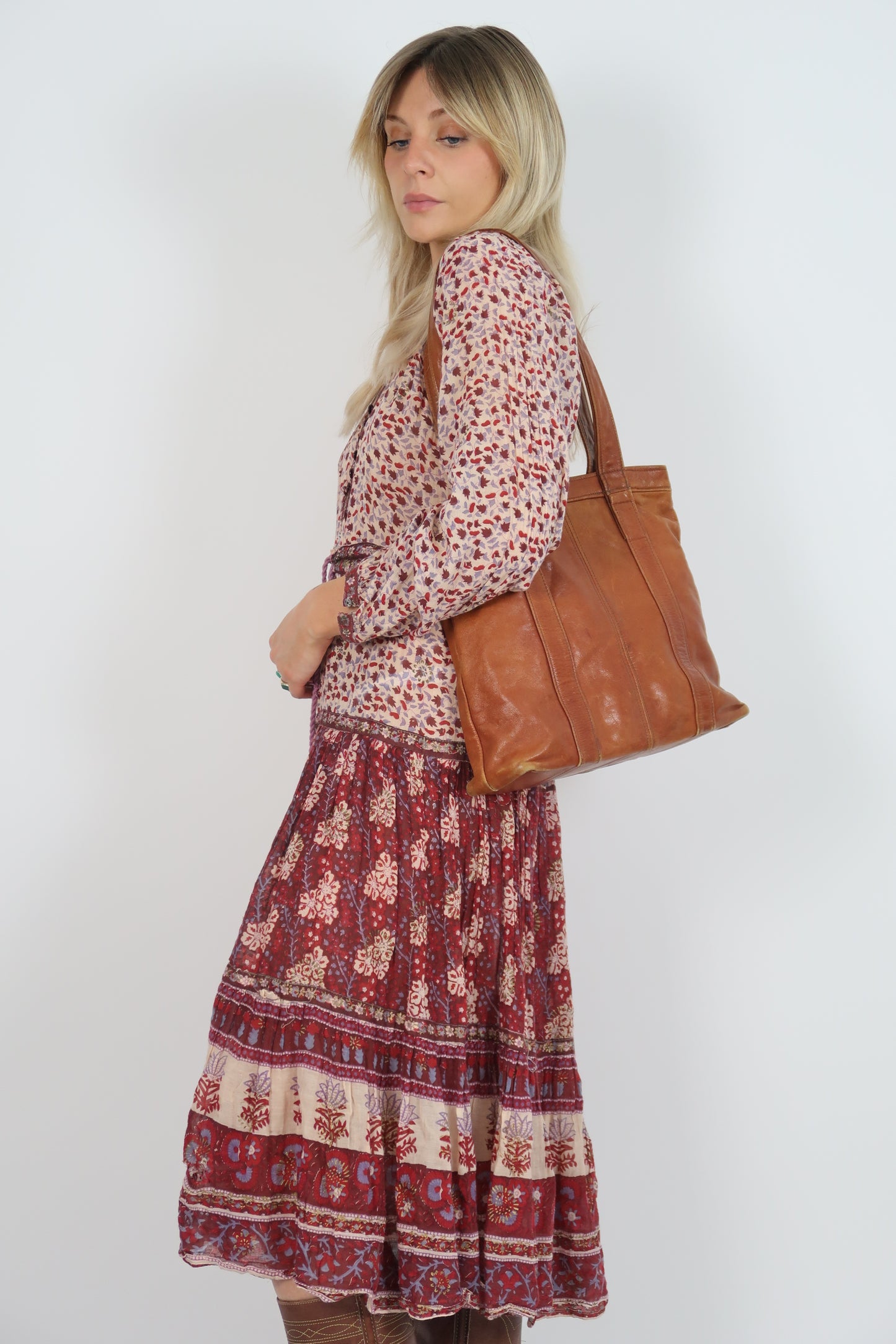 1960s soft leather bag