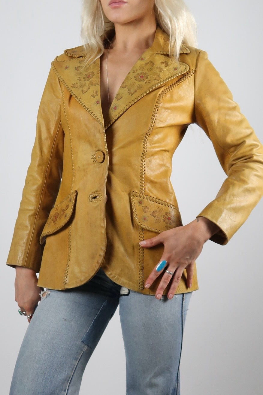 1970s Char leather jacket