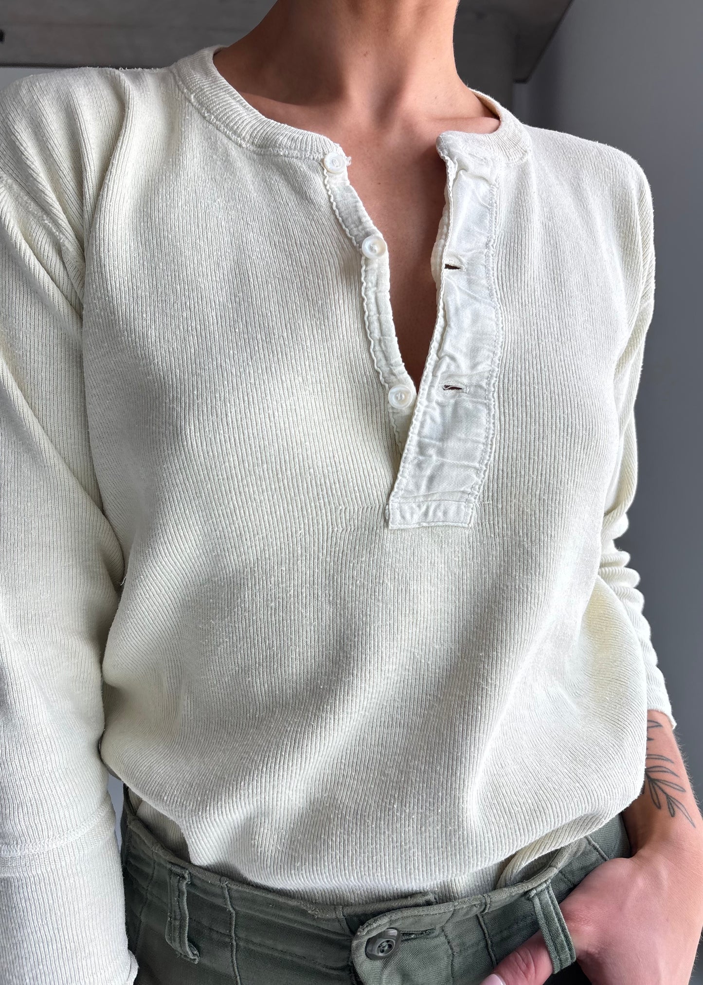 1940s Hanes Henley
