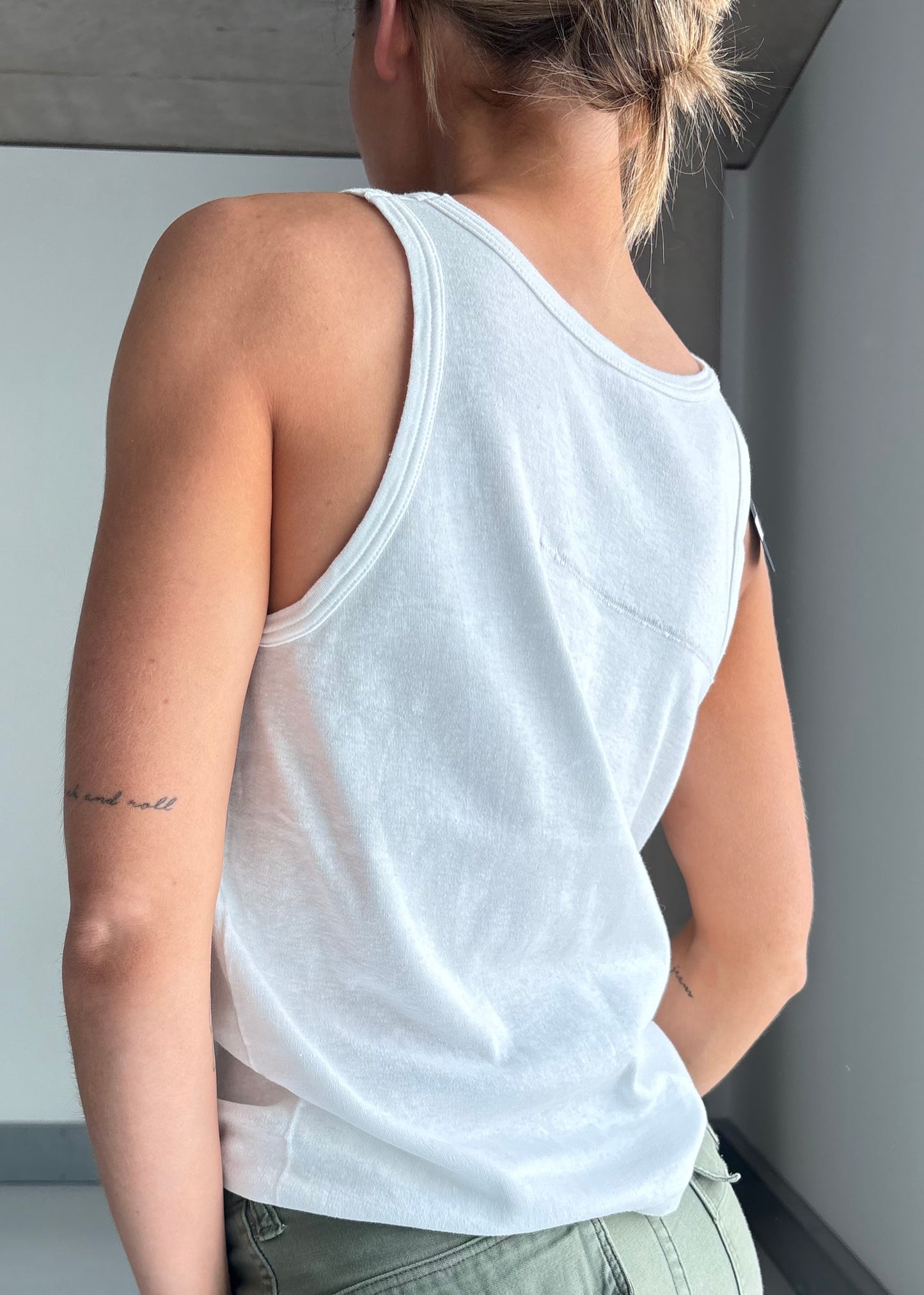 60s white vest