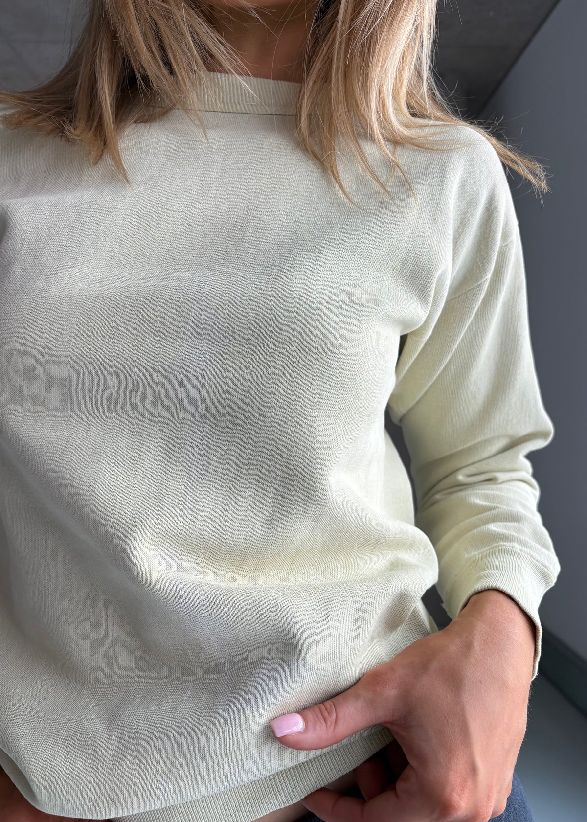 50s LIME GREEN SWEAT
