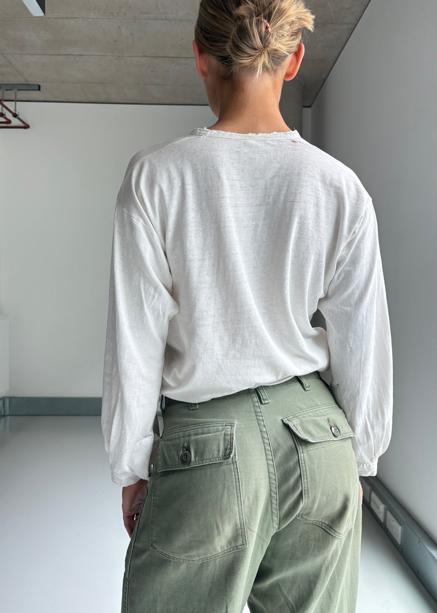Soft cotton Henley