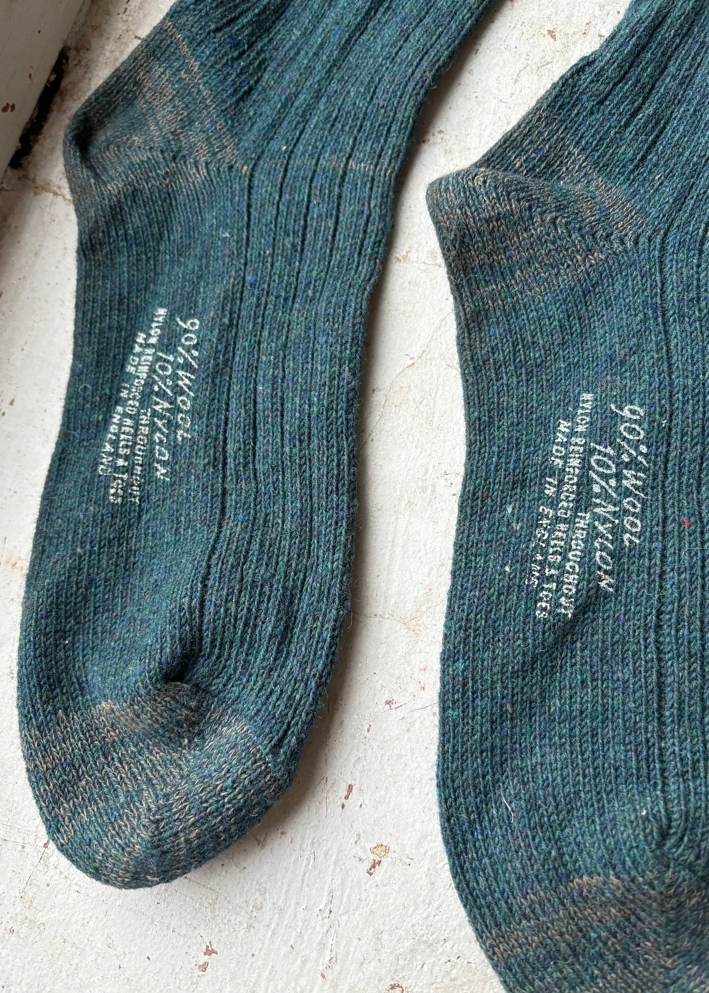 1950s wool boot socks