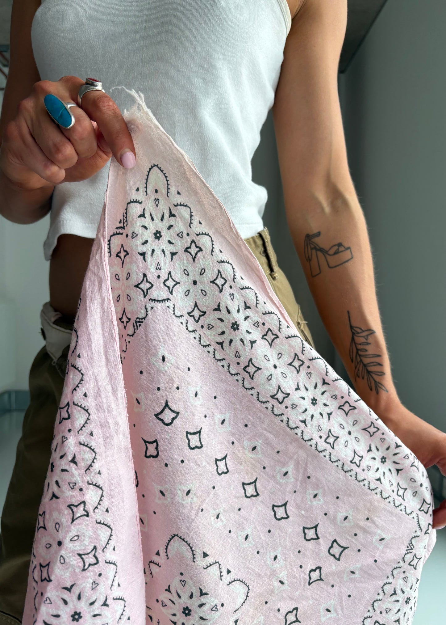 80s cotton bandana