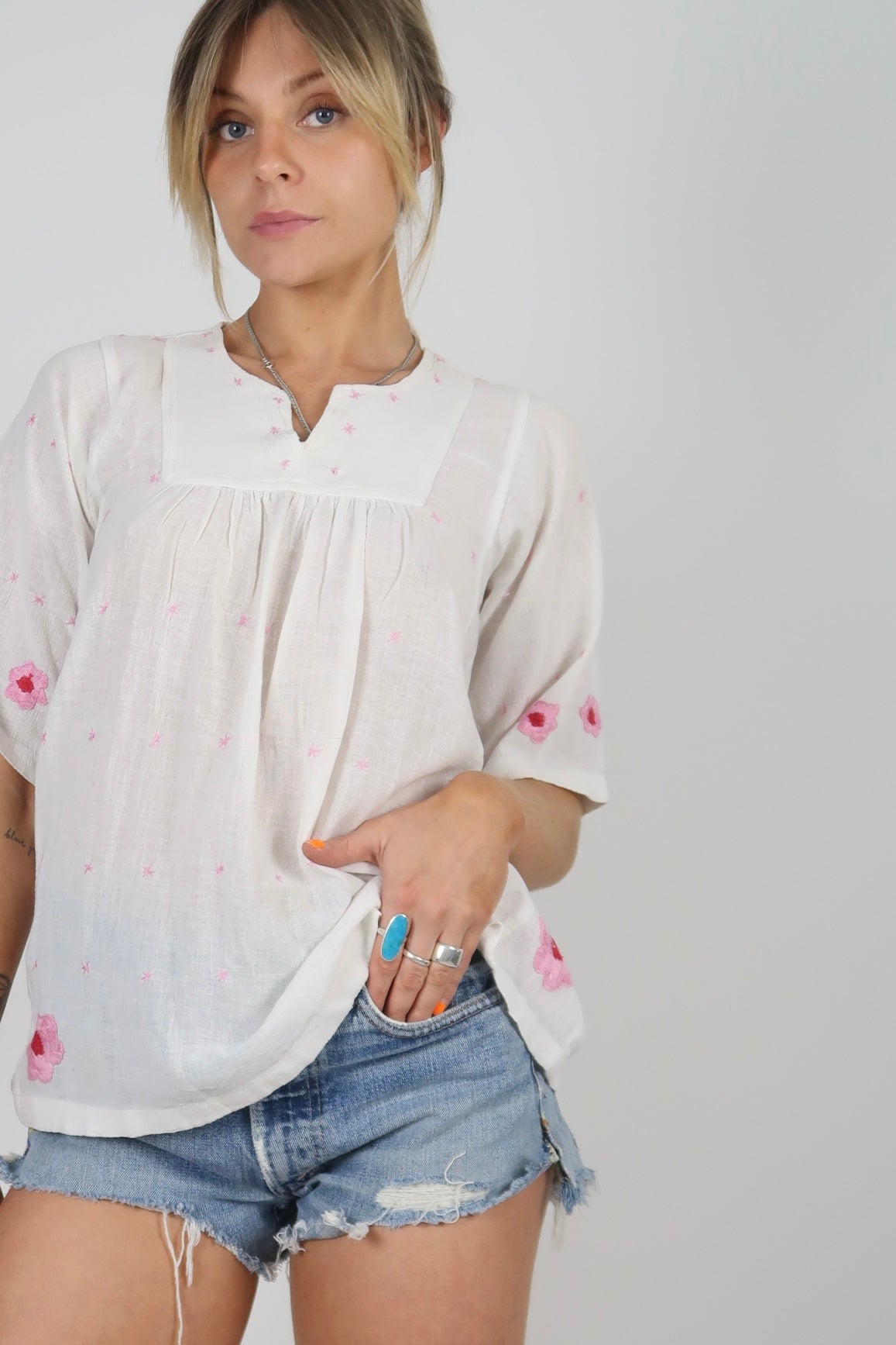 1970s Cheesecloth top