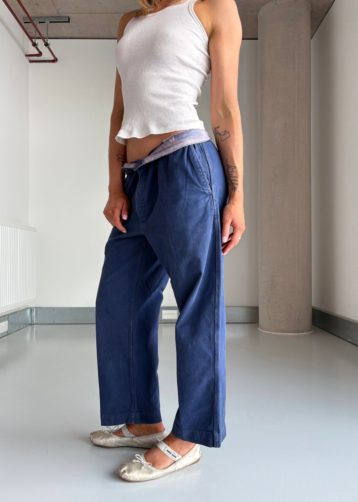 50s french work pants