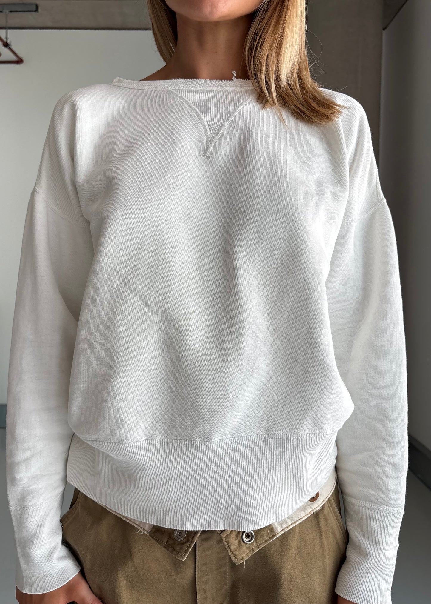 50S WHITE SWEATSHIRT